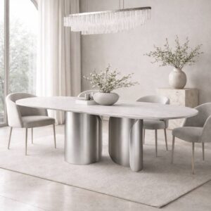 Обеденный стол Ellissi Silver